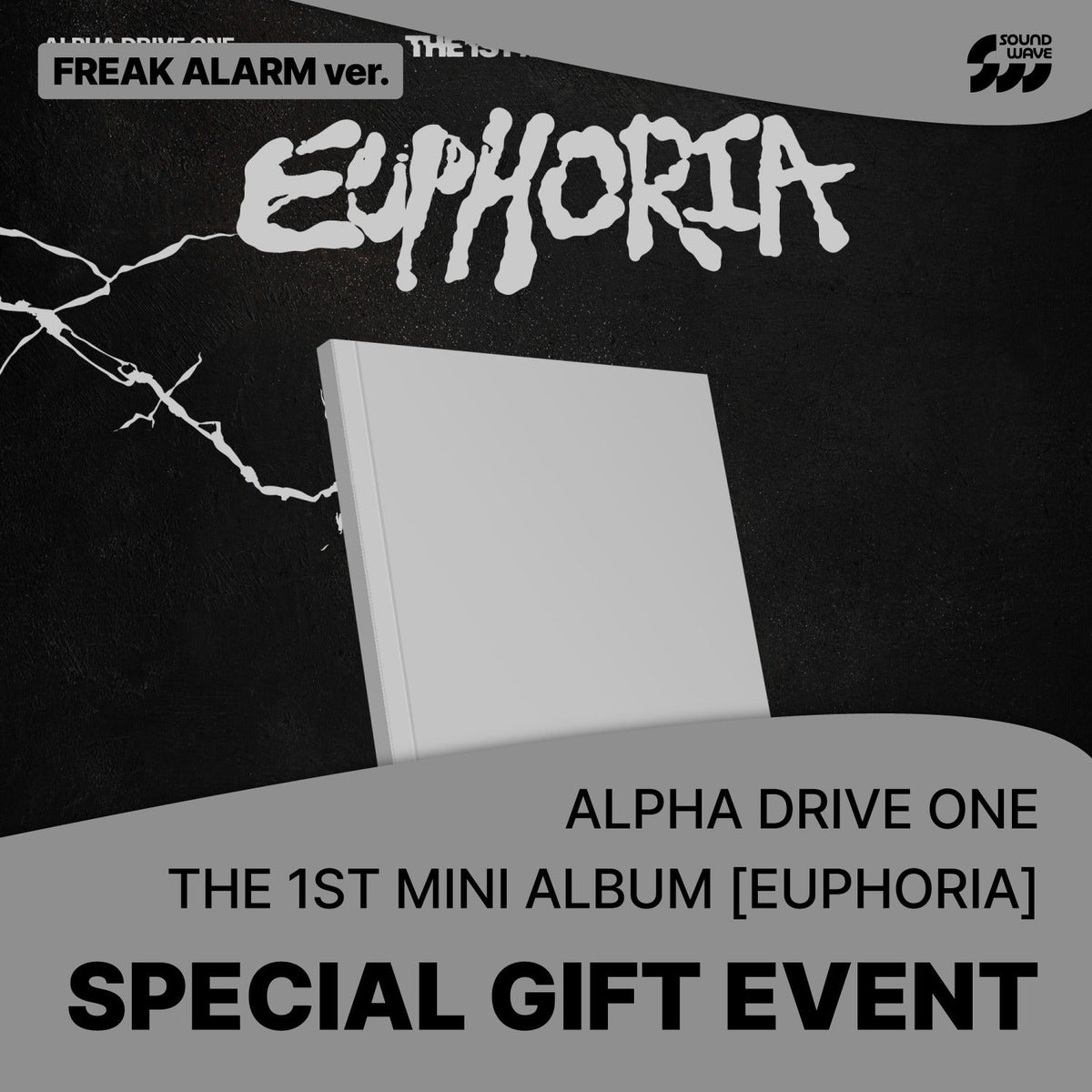ALPHA DRIVE ONE - EUPHORIA 1ST MINI ALBUM SOUNDWAVE GIFT FREAK ALARM VER - COKODIVE