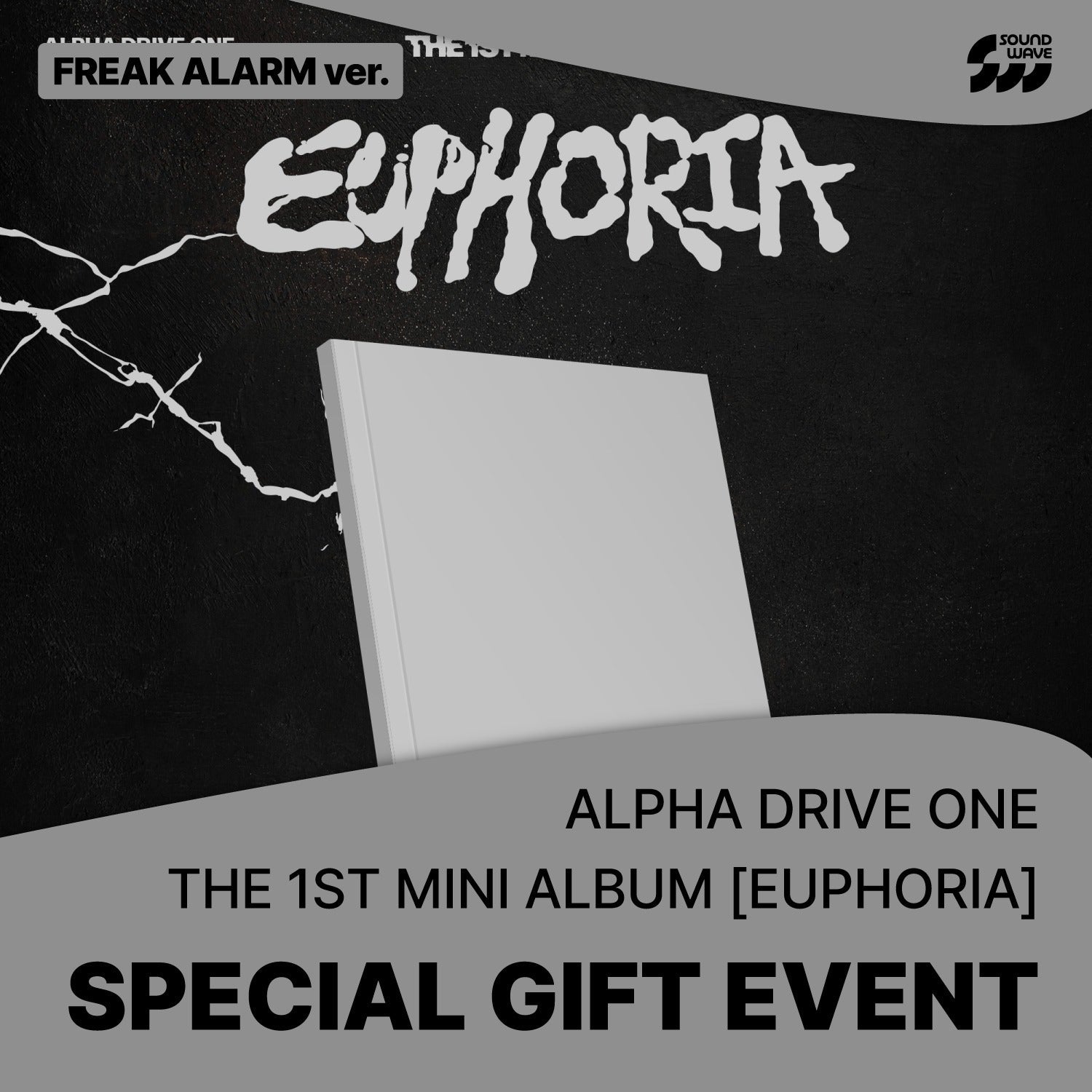 ALPHA DRIVE ONE - EUPHORIA 1ST MINI ALBUM SOUNDWAVE GIFT FREAK ALARM VER - COKODIVE