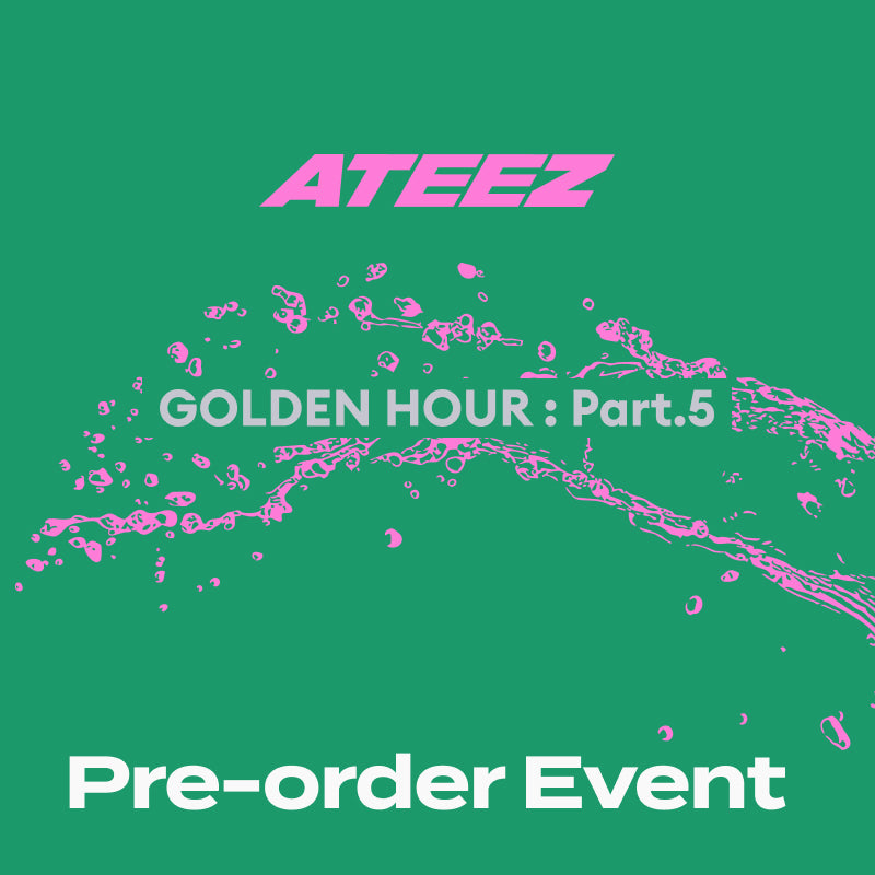 ATEEZ - GOLDEN HOUR : PART.5 14TH MINI ALBUM FROMM STORE GIFT DIGIPACK UNIT VER RANDOM