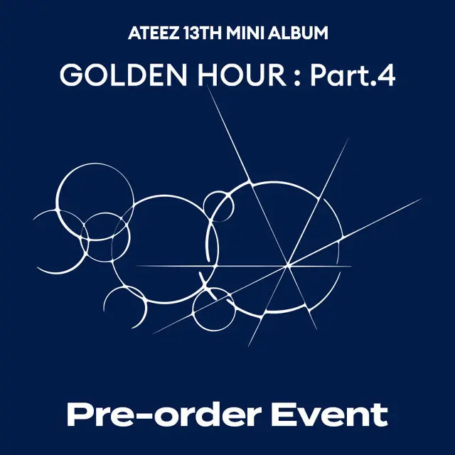 ATEEZ - GOLDEN HOUR : PART.4 MINI 13TH ALBUM FROMM STORE GIFT STANDARD SET - COKODIVE