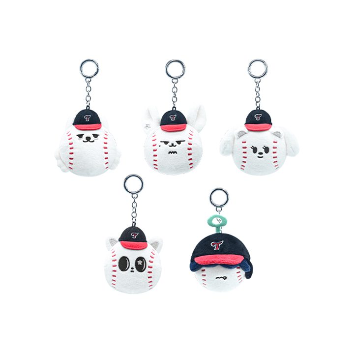TXT トゥバ PPULBATU ヨンジュン ぬいぐるみ LGTWINS TXT - PPULBATU X LG TWINS OFFICIAL MD FACE PLUSH KEYRING