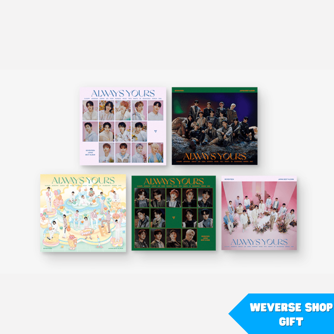 SEVENTEEN - ALWAYS YOURS JAPAN BEST ALBUM WEVERSE GIFT VER SEVENTEEN - ALWAYS YOURS JAPAN BEST ALBUM WEVERSE GIFT VER