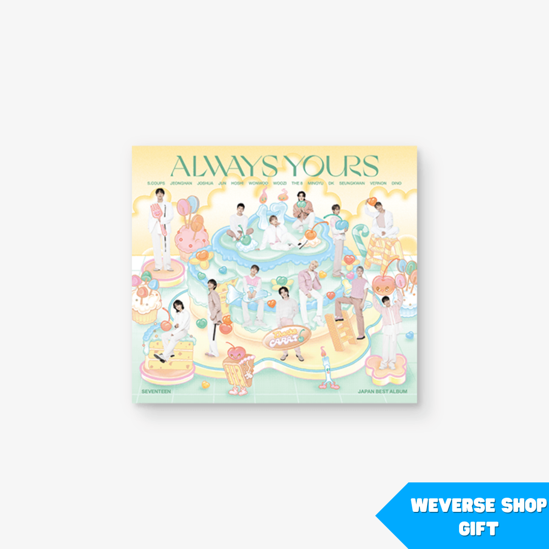 SEVENTEEN - ALWAYS YOURS JAPAN BEST ALBUM WEVERSE GIFT VER SEVENTEEN - ALWAYS YOURS JAPAN BEST ALBUM WEVERSE GIFT VER