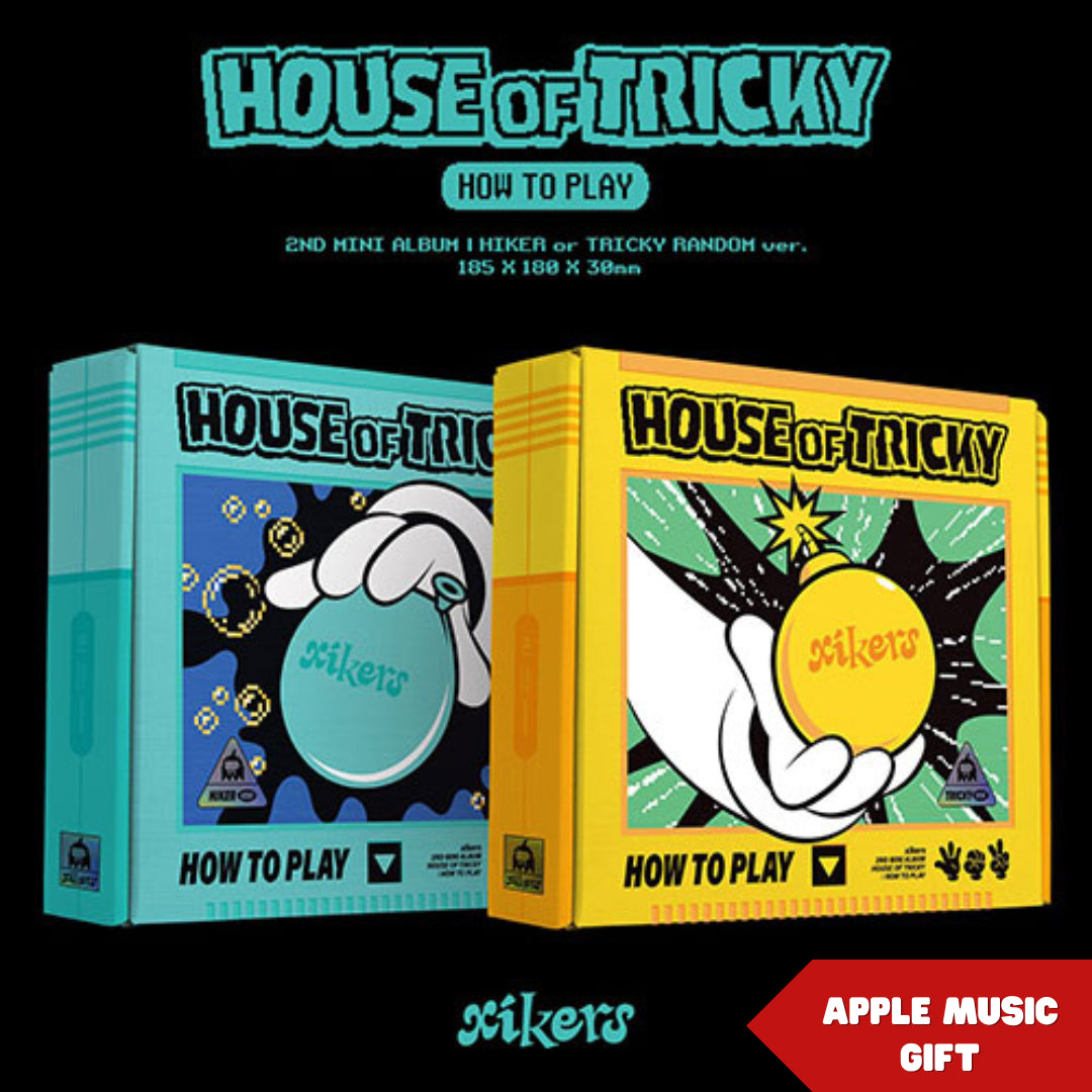 XIKERS - HOUSE OF TRICKY HOW TO PLAY 2ND MINI ALBUM APPLE MUSIC GIFT VER. - COKODIVE