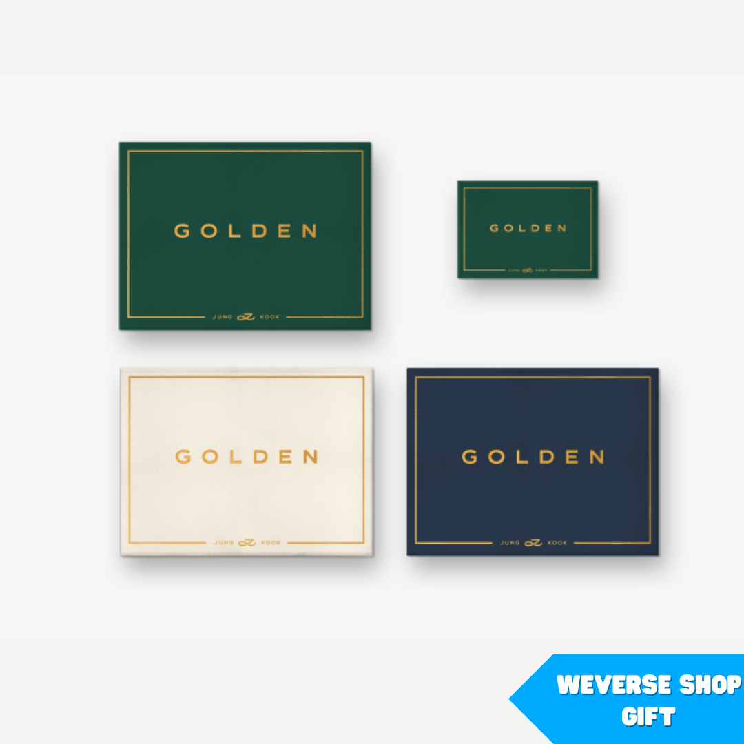 BTS JUNGKOOK - GOLDEN 1ST SOLO ALBUM WEVERSE GIFT VER. - COKODIVE