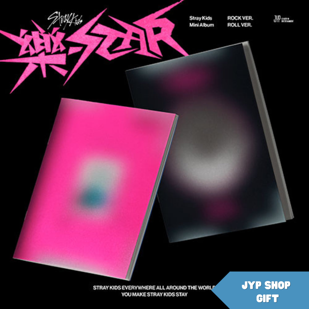 STRAY KIDS - ROCK STAR 8TH MINI ALBUM 樂 ROCK ROLL VER. JYP SHOP GIFT VER. - COKODIVE