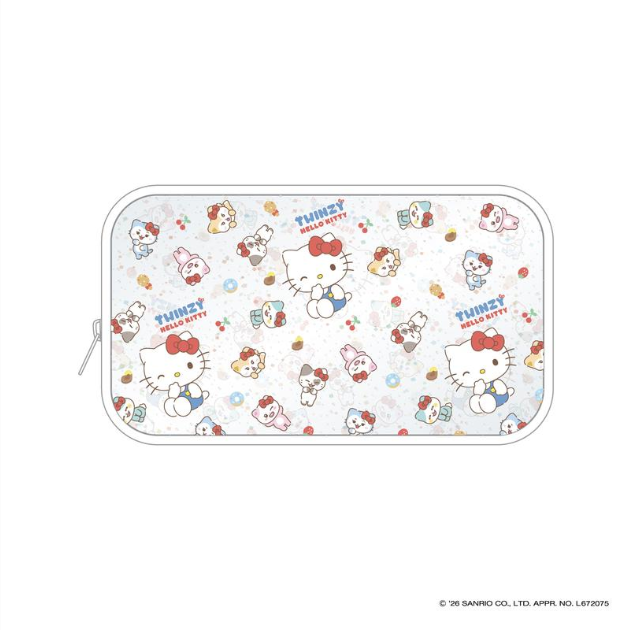 ITZY - TWINZY X HELLO KITTY OFFICIAL MD GLITTER POUCH - COKODIVE