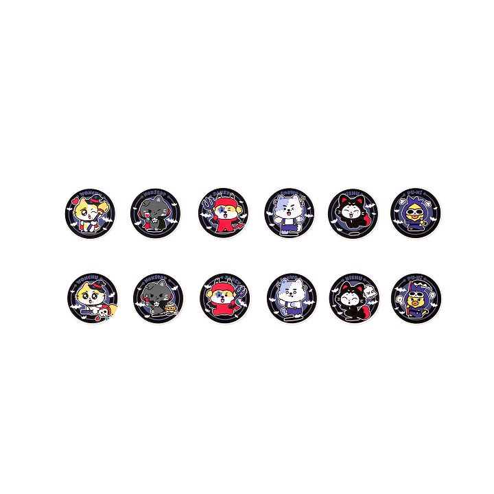 ENHYPEN - SPOOKY ENCHIN OFFICIAL MD GLOW STICKER ROLL (COSTUME) - COKODIVE