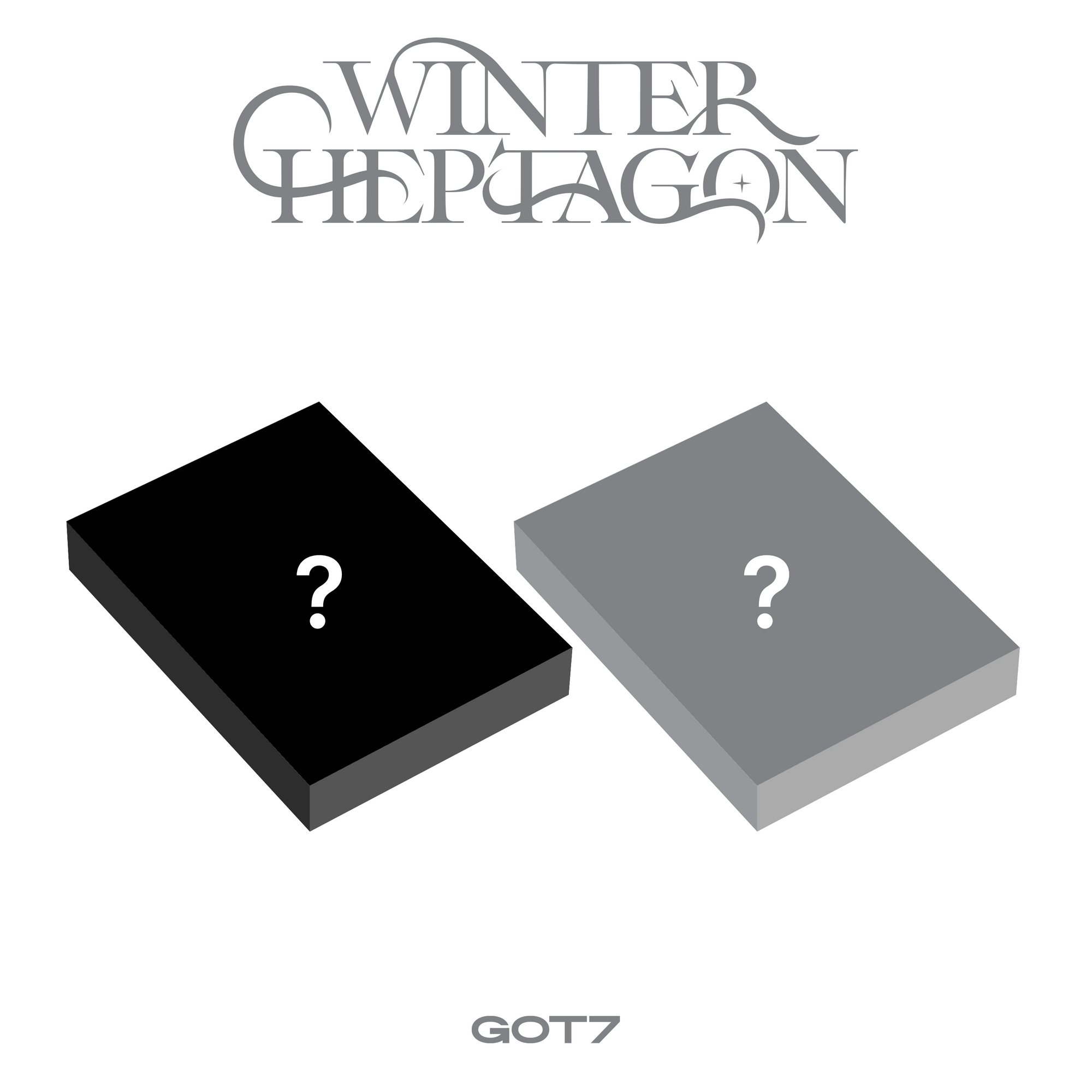 GOT7 - WINTER HEPTAGON MINI ALBUM STANDARD RANDOM - COKODIVE