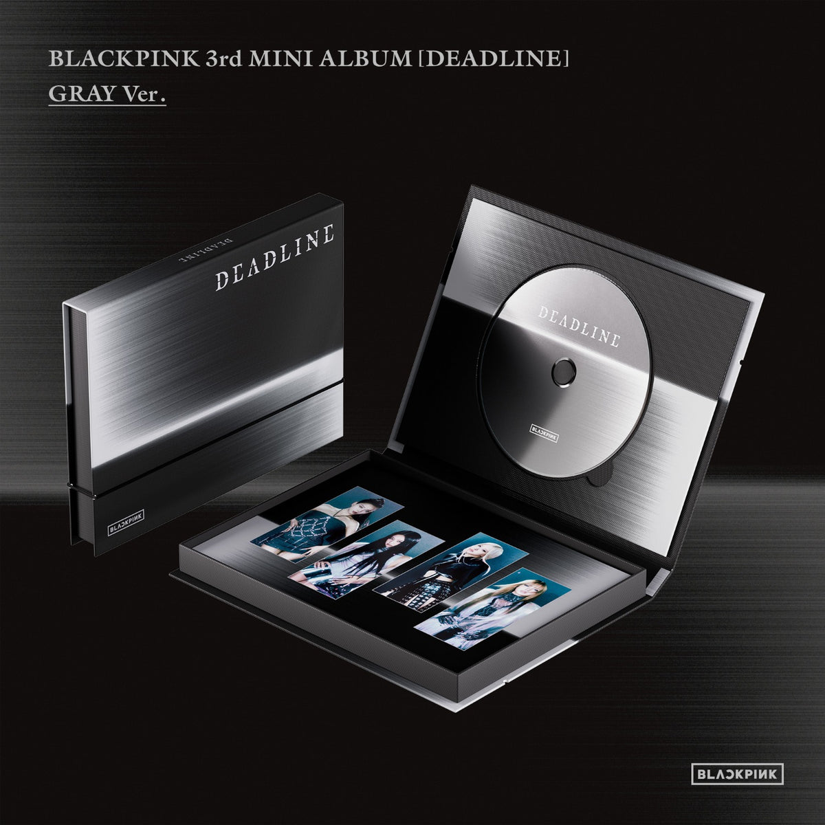 BLACKPINK - DEADLINE 3RD MINI ALBUM YG SELECT GIFT GRAY VER - COKODIVE