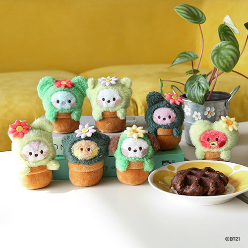 BT21 - MININI PLUSH KEYRING GREEN - COKODIVE
