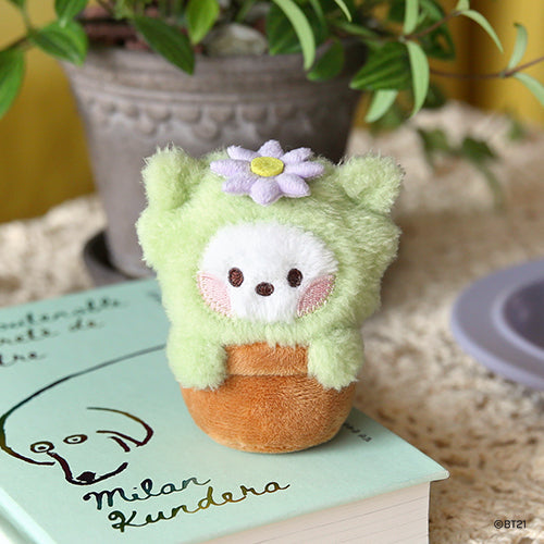 BT21 - MININI PLUSH KEYRING GREEN - COKODIVE