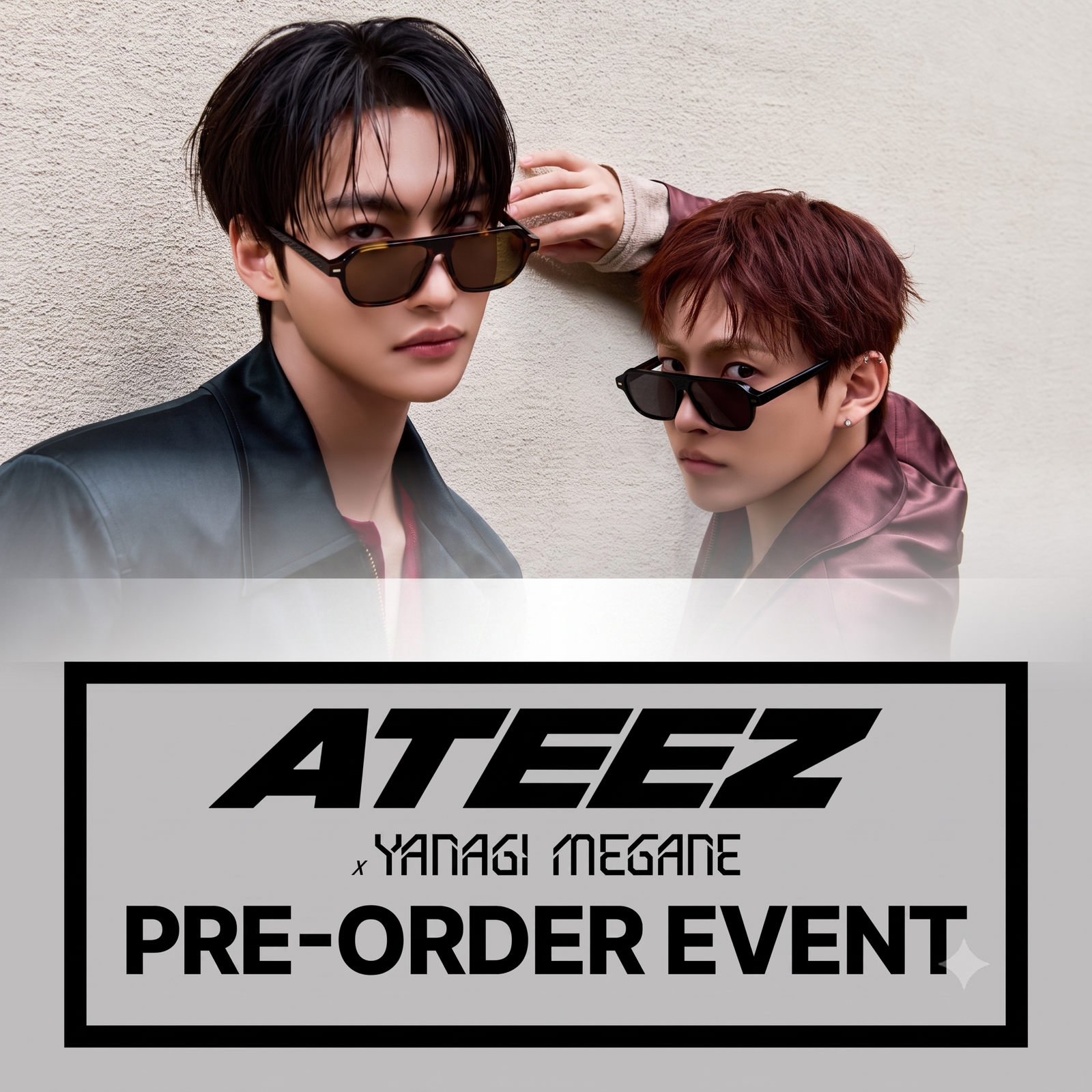 ATEEZ - ATEEZ X YANAGIMEGANE EYEWEAR - COKODIVE