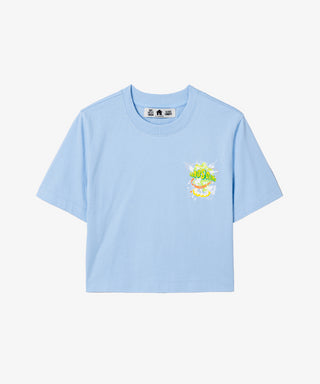BOYNEXTDOOR - SAND SOUND CAPSULE COLLECTION OFFICIAL MD GRAPIC CROP SLEEVE T SHIRTS LIGHT BLUE - COKODIVE