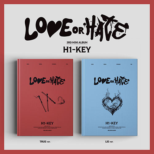 H1-KEY - LOVE OR HATE 3RD MINI ALBUM PHOTOBOOK SET - COKODIVE