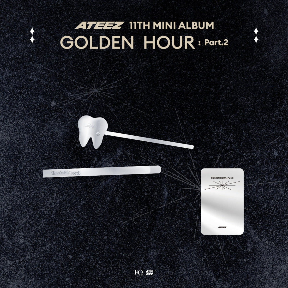 ATEEZ - GOLDEN HOUR : PART.2 OFFICIAL MD HAIRPIN SET - COKODIVE