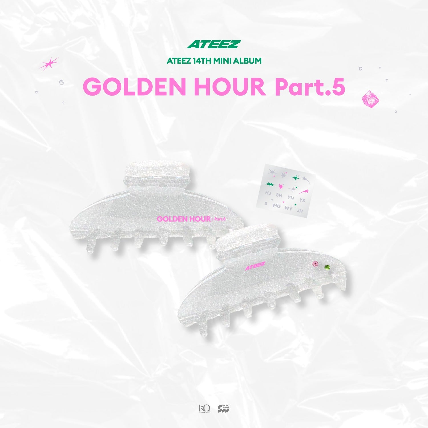 ATEEZ - GOLDEN HOUR : PART.5 POP UP OFFICIAL MD HAIR CLIP - COKODIVE