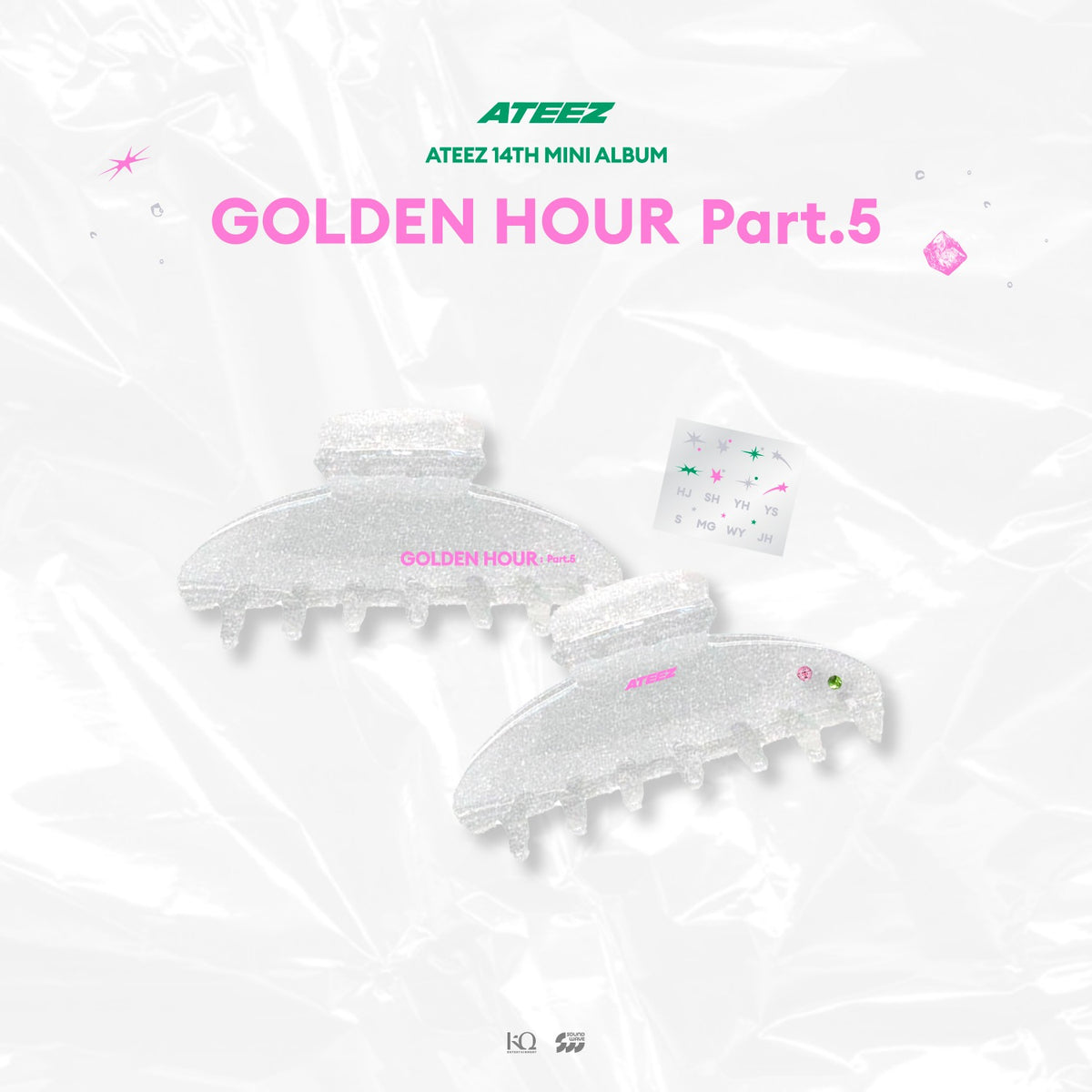 ATEEZ - GOLDEN HOUR : PART.5 POP UP OFFICIAL MD HAIR CLIP - COKODIVE