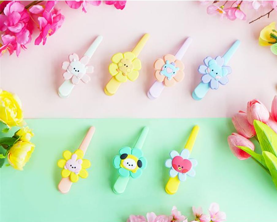 BT21 - MININI HAPPY FLOWER HAIR CLIP - COKODIVE