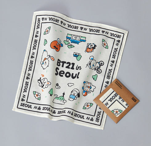 BT21 - SEOUL EDITIION HAND TOWEL - COKODIVE