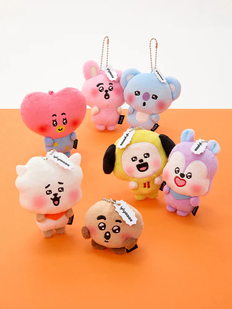 BT21 - TODAY'S FACE HEARTBEAT PLUSH KEYRING - COKODIVE