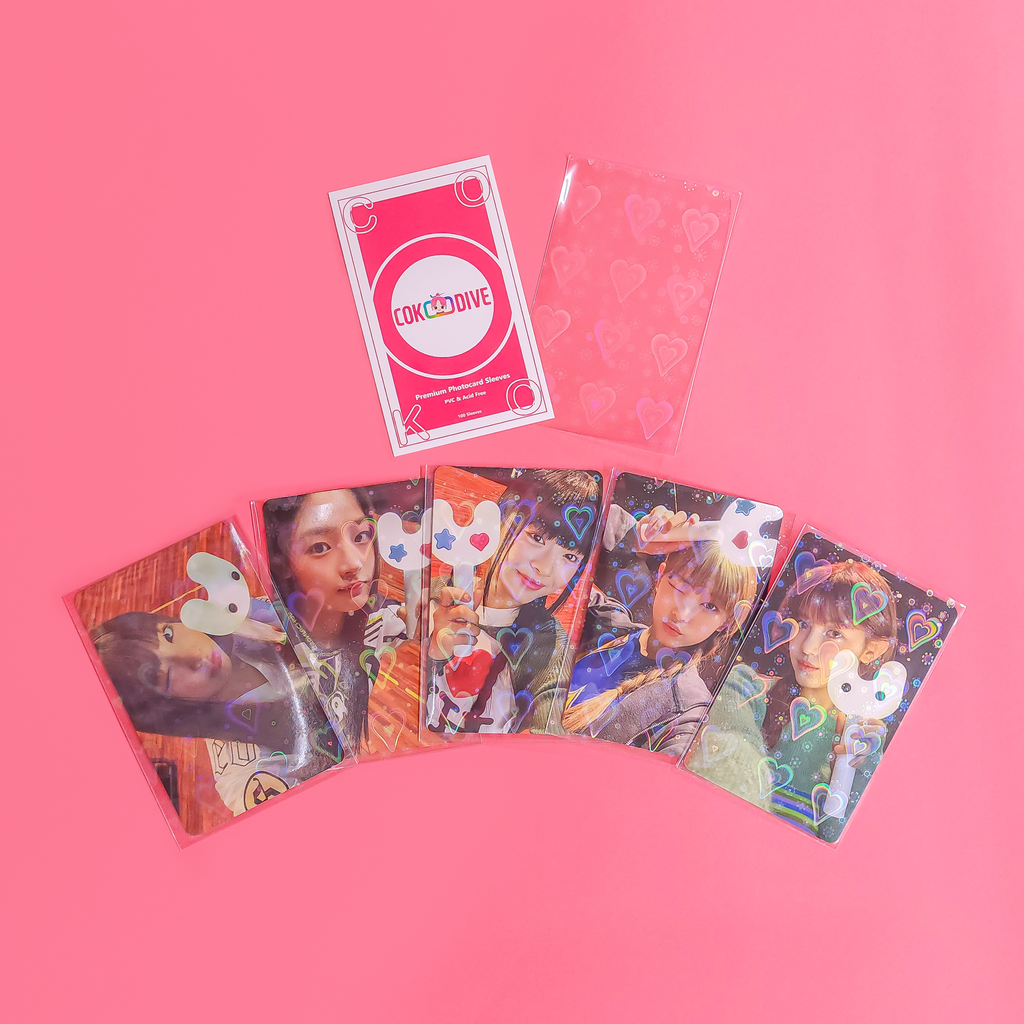 HEART PHOTOCARD SLEEVES FOR K-POP FANS HEART PHOTOCARD SLEEVES FOR K-POP FANS