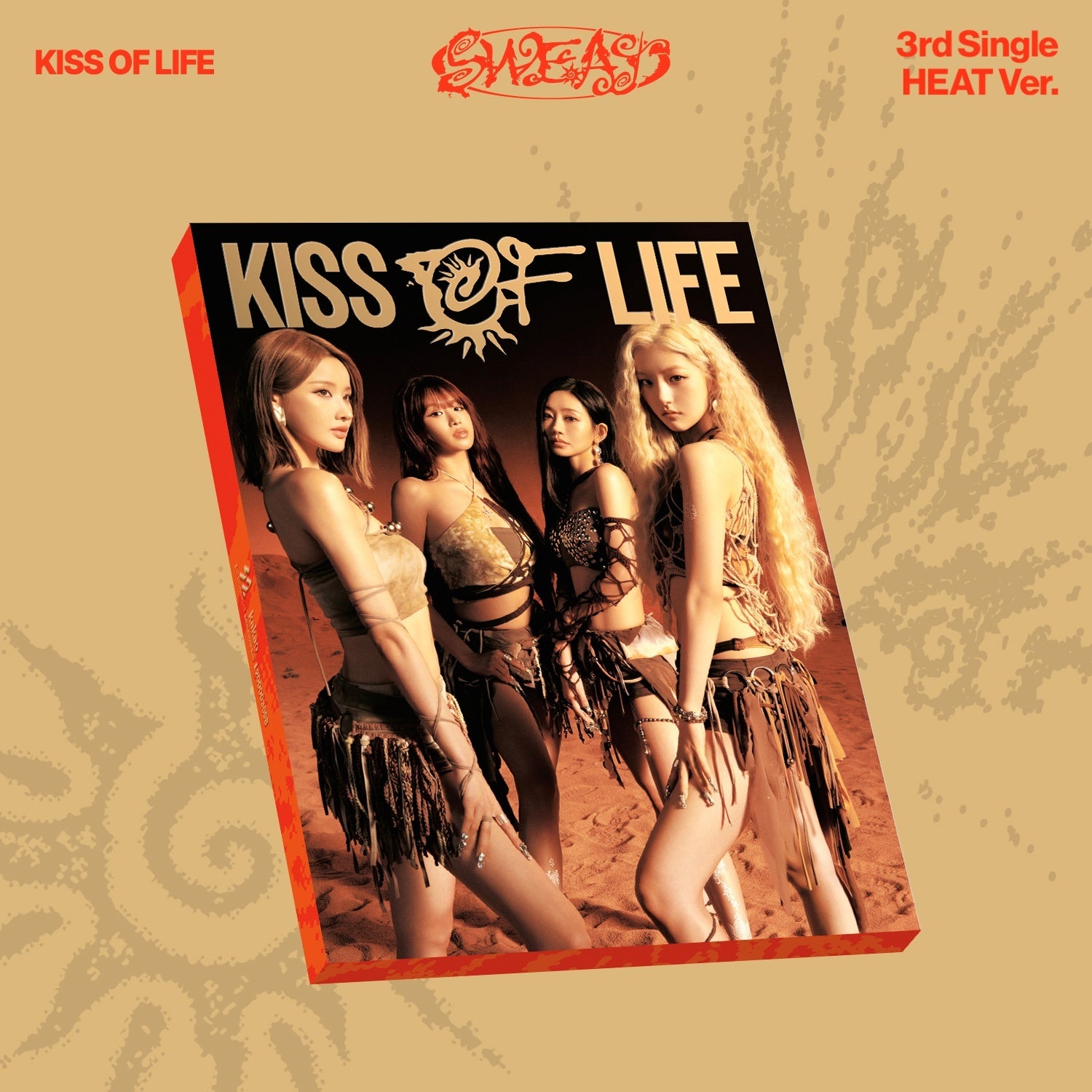 KISS OF LIFE - SWEAT 3RD SINGLE ALBUM STANDARD HEAT VER - COKODIVE