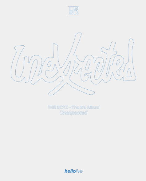 THE BOYZ - UNEXPECTED 3RD ALBUM HELLOLIVE FAN SIGN GIFT PHOTOBOOK VER