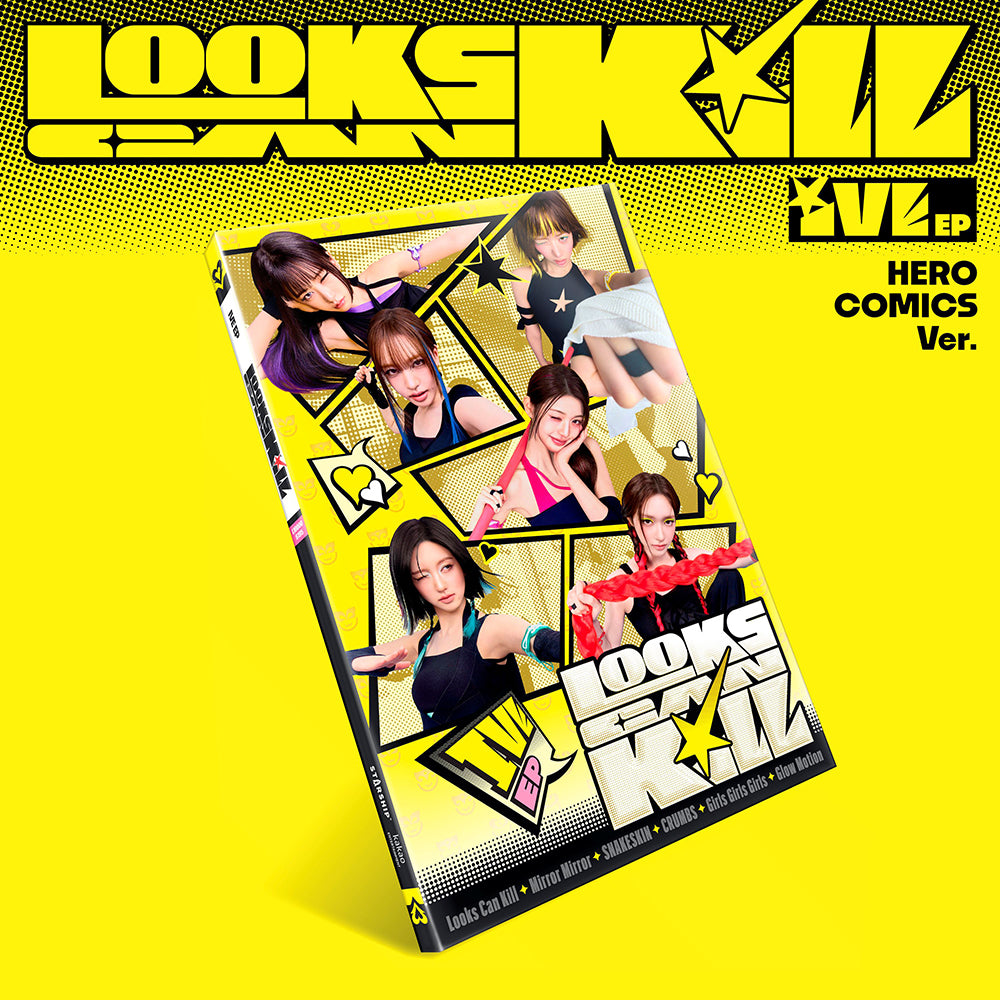 IVE - LOOKS CAN KILL EP ALBUM STANDARD HERO COMICS VER