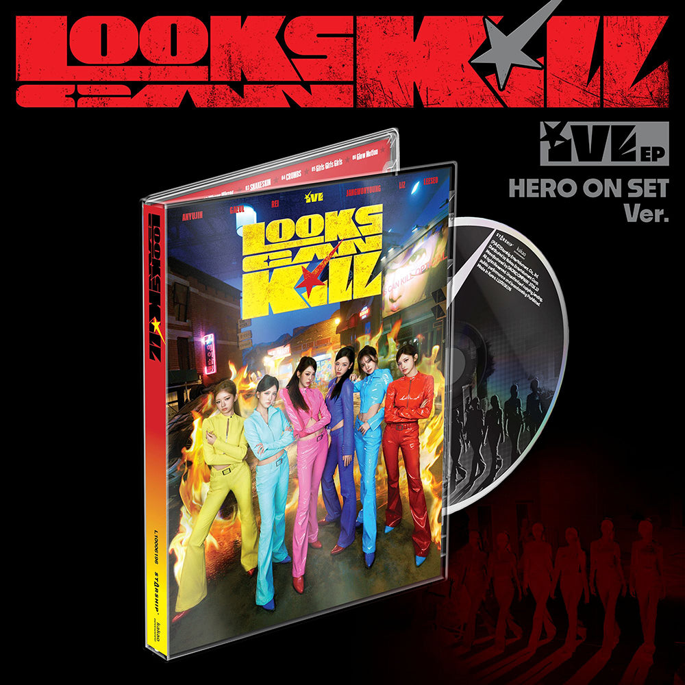 IVE - LOOKS CAN KILL EP ALBUM STARSHIP GIFT STANDARD HERO ON SET VER