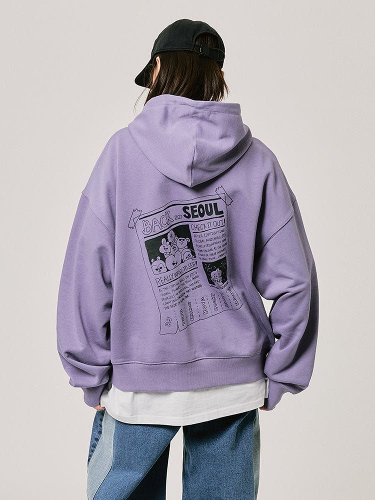 BT21 - HOODED SWEATSHIRT 2024 F/W CITY EDITION - COKODIVE