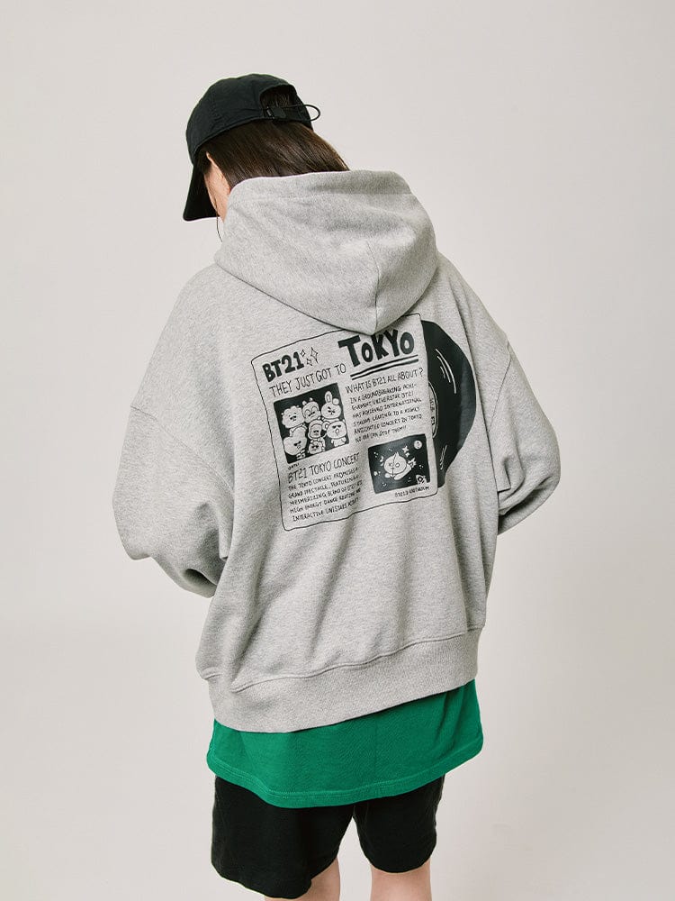 BT21 - HOODED SWEATSHIRT 2024 F/W CITY EDITION - COKODIVE