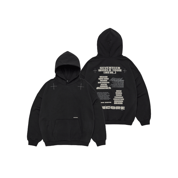 r*3様 SEVENTEEN セブチ new フーディー SEVENTEEN - NEW_ WORLD TOUR ENCORE OFFICIAL MD HOODIE