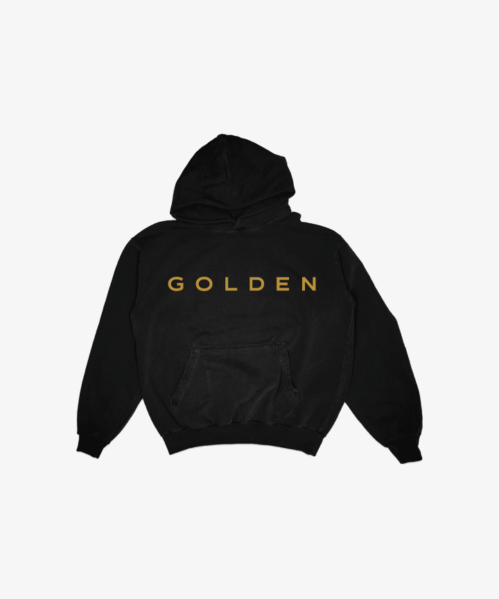 BTS JUNG KOOK - GOLDEN TSX LIVE EDITION OFFICIAL MD HEAVY FLEECE HOODIE - COKODIVE