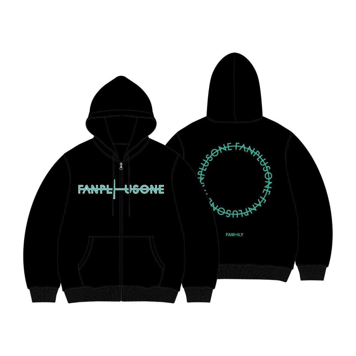 G-DRAGON - FAM+ILY : FAMILY : FAM I LOVE YOU 2026 'FAM' MEETING OFFICIAL MD HOODIE ZIP UP - COKODIVE