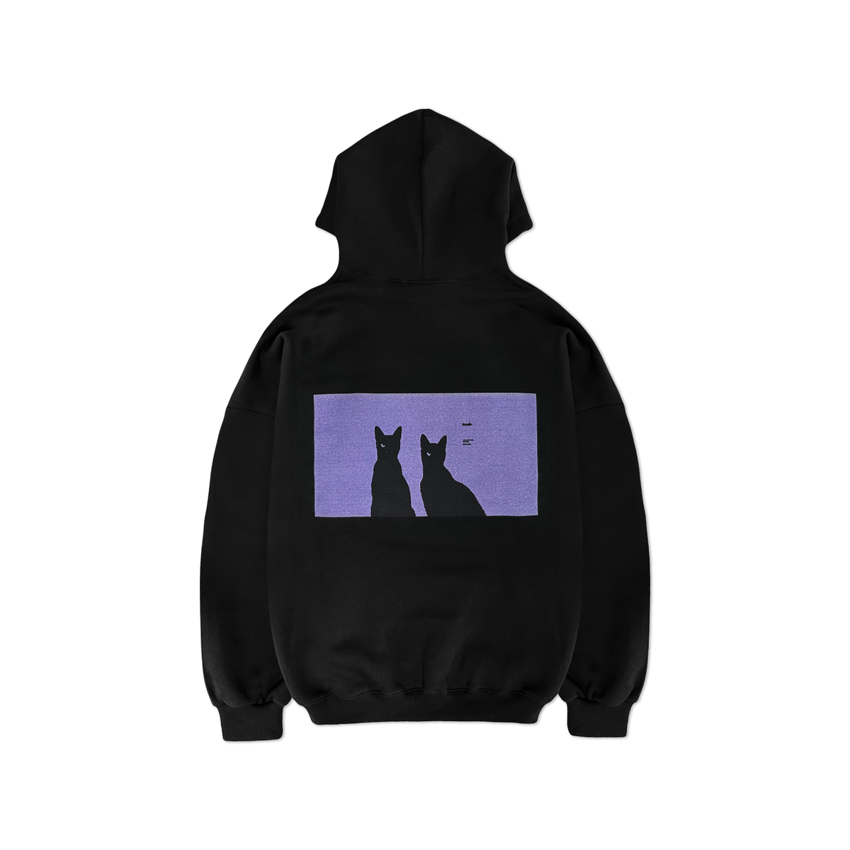 EPIK HIGH - 2024 EPIK HIGH CONCERT OFFICIAL MD BLACK CAT NERO HOODY - COKODIVE
