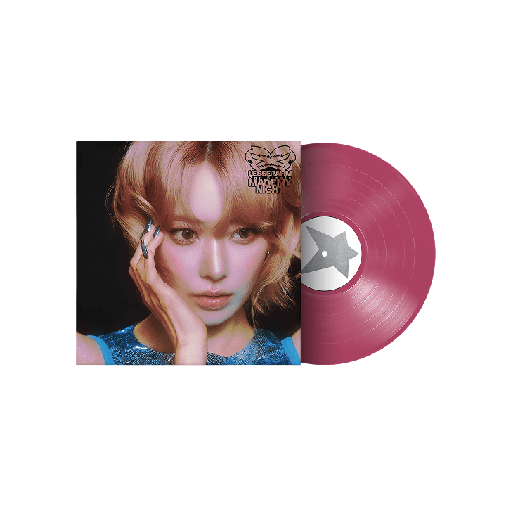 LE SSERAFIM - MADE MY NIGHT 2ND SINGLE ALBUM VINYL HOT PINK VER - COKODIVE