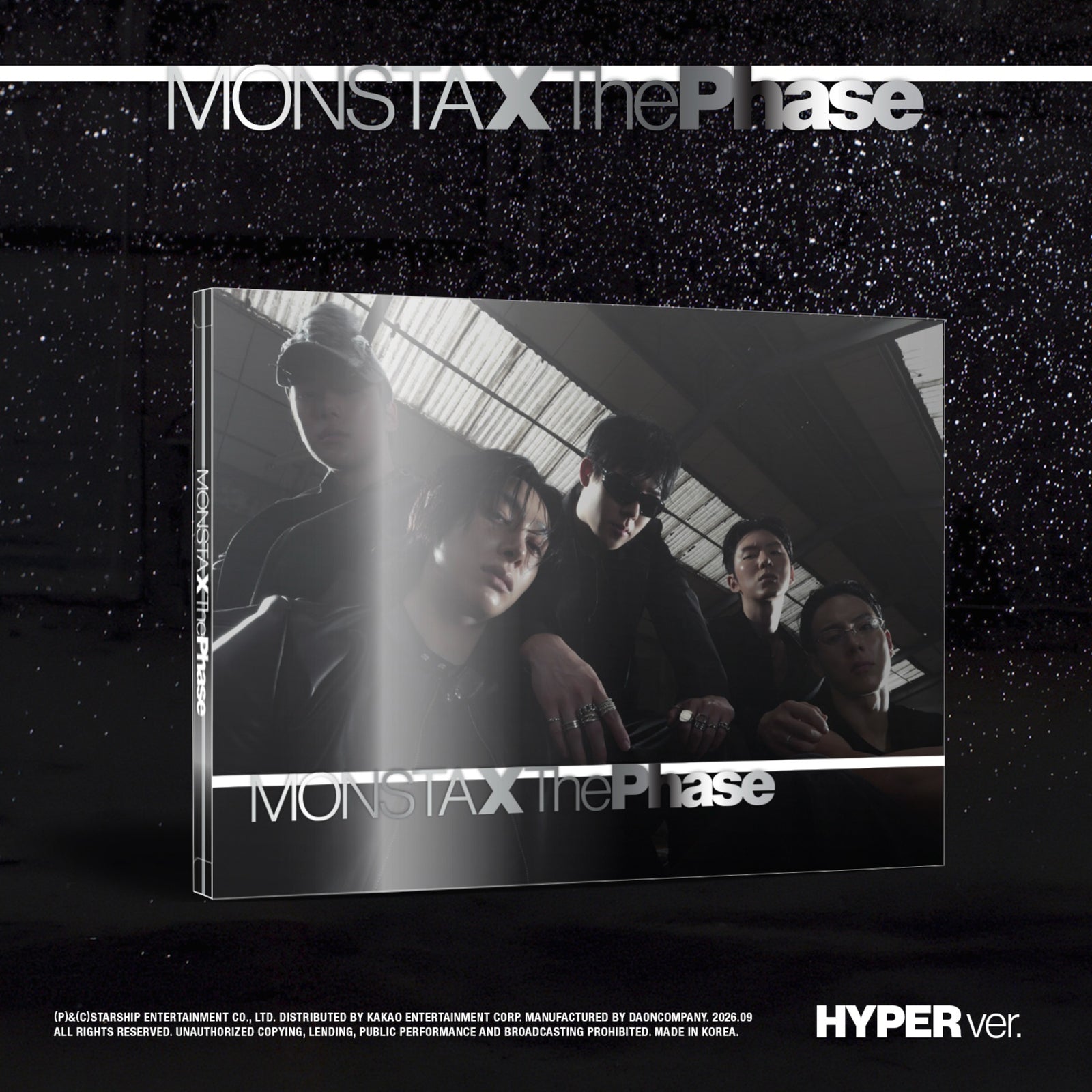 MONSTA X - THE PHASE EP ALBUM STARSHIP GIFT STANDARD HYPER VER