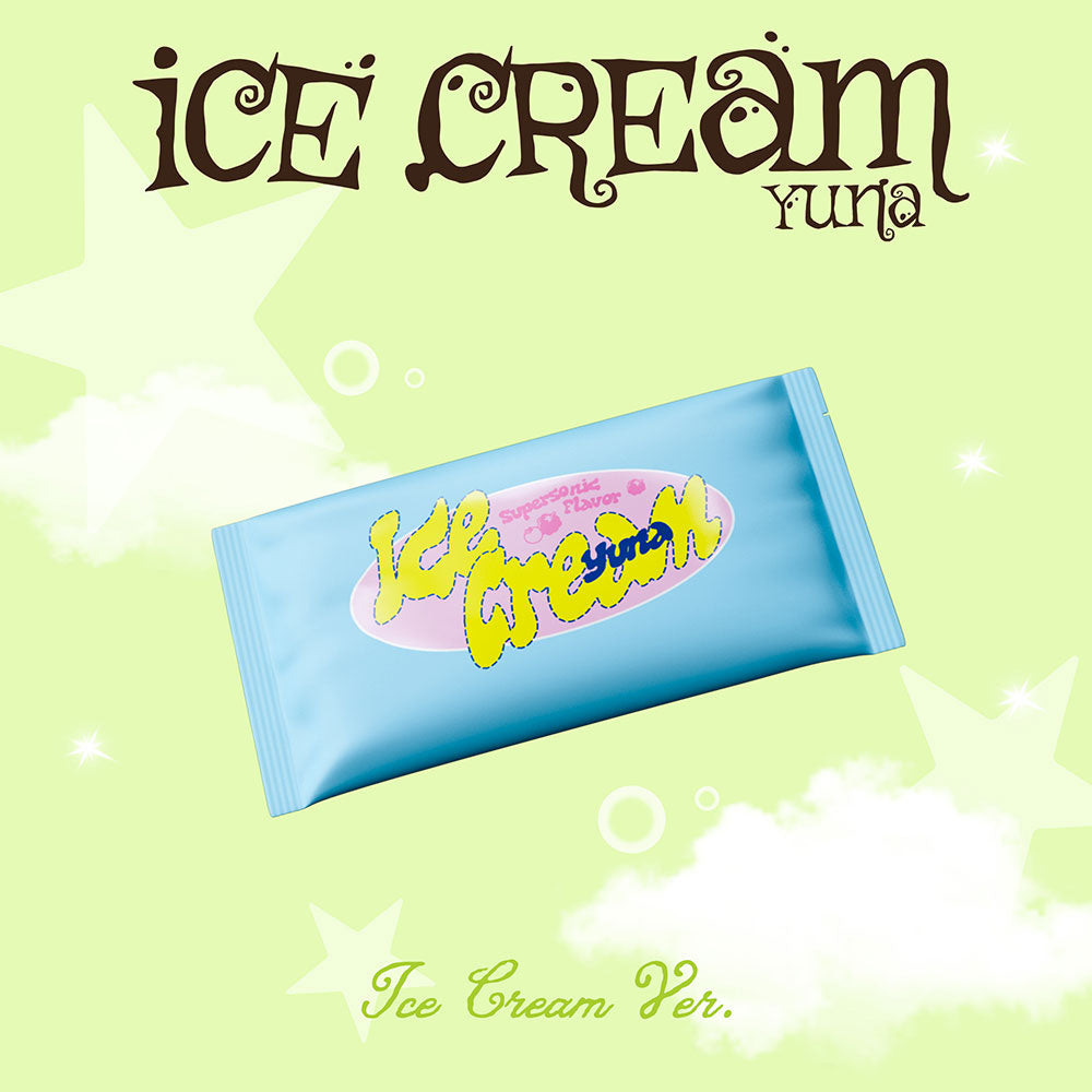ITZY YUNA - ICE CREAM 1ST MINI ALBUM MUSICKOREA GIFT ICE CREAM VER - COKODIVE