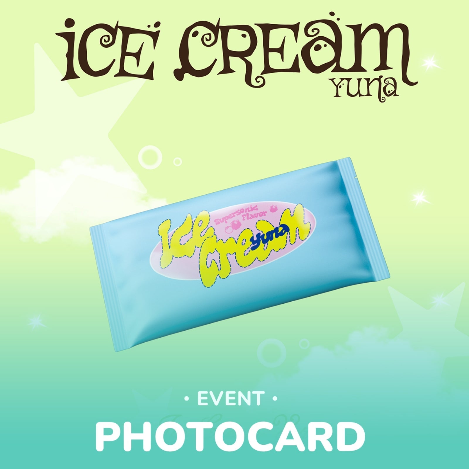 ITZY YUNA - ICE CREAM 1ST MINI ALBUM WITHMUU GIFT ICE CREAM VER - COKODIVE
