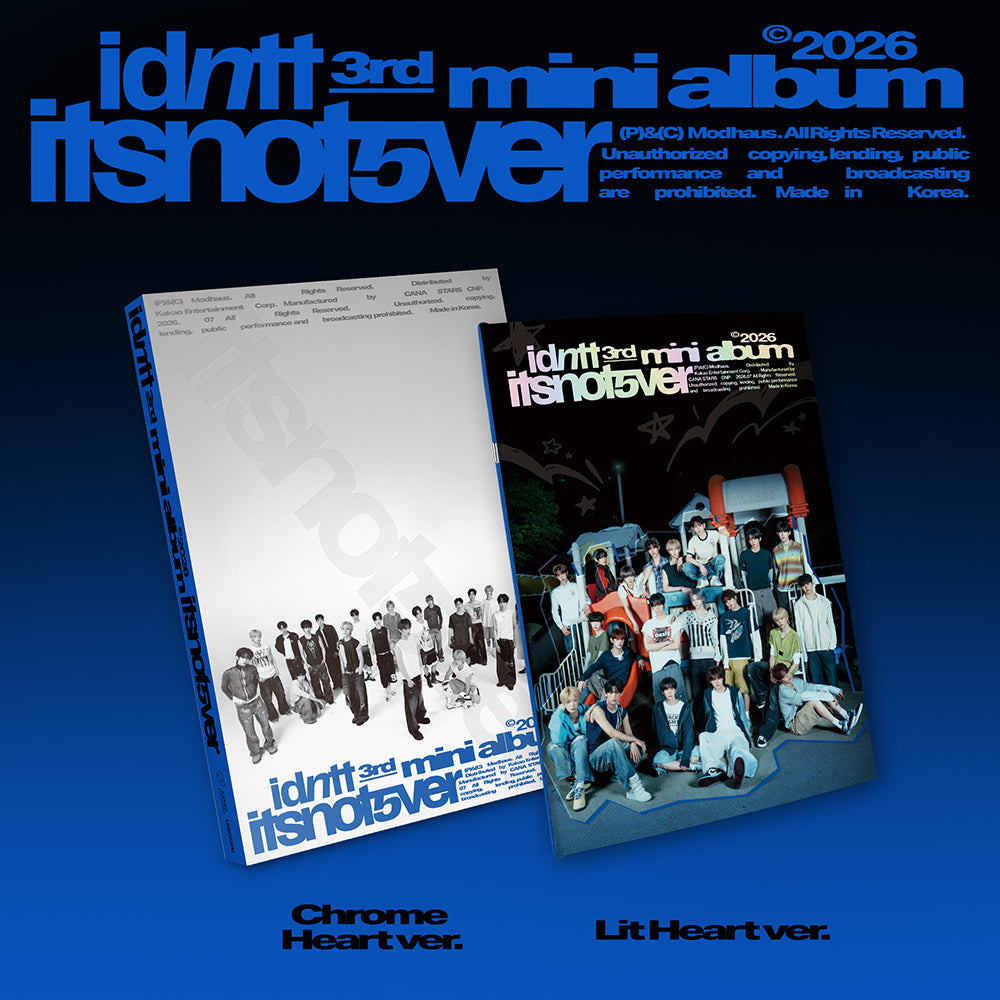 IDNTT - ITSNOTOVER 3RD MINI ALBUM MUSICPLANT GIFT STANDARD SET - COKODIVE