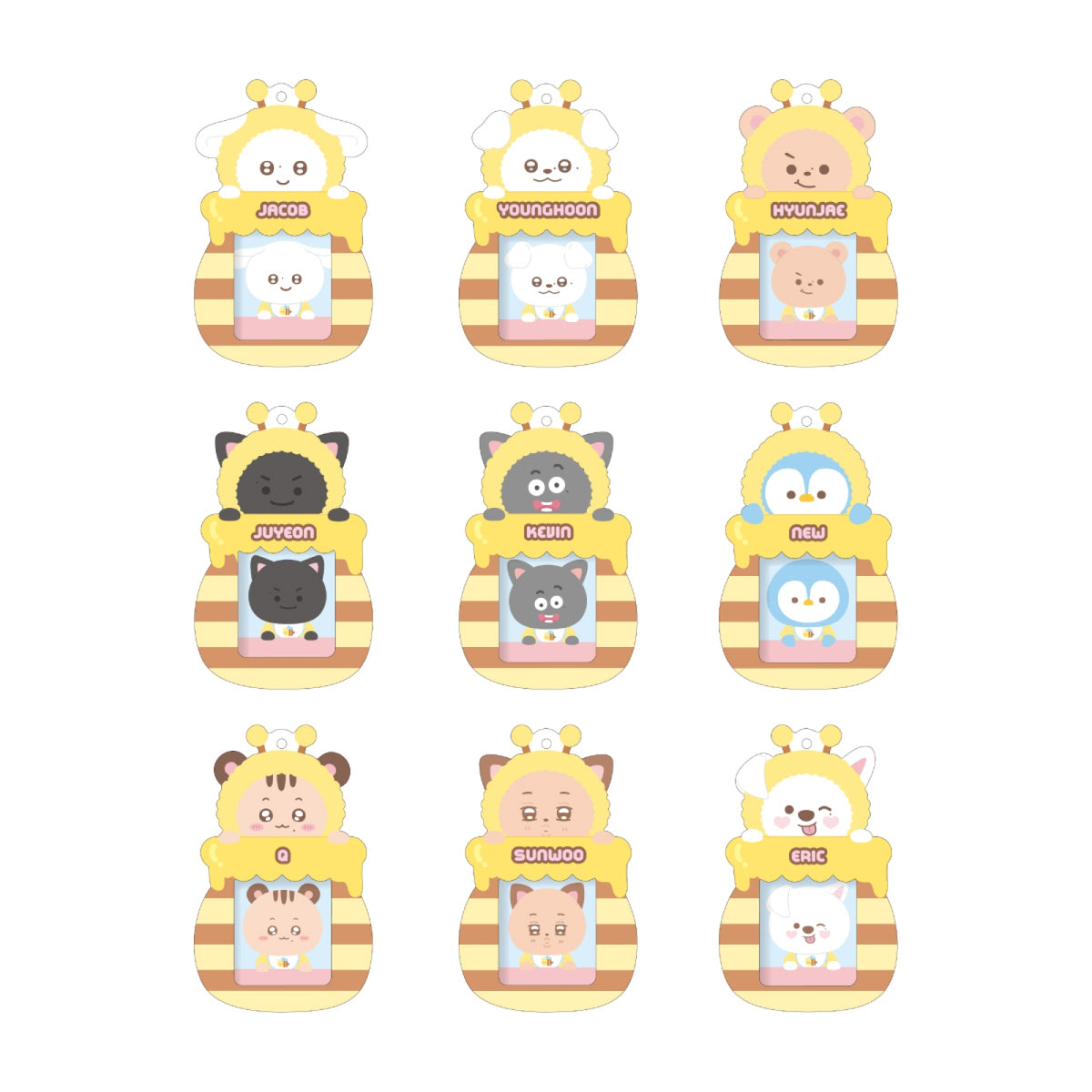 THE BOYZ - INTER-ZECTION CONCERT OFFICIAL MD ID PHOTO HOLDER - COKODIVE