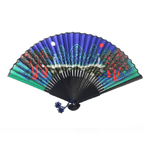 ILWOLOBONGDO SILK FOLDING FAN - COKODIVE