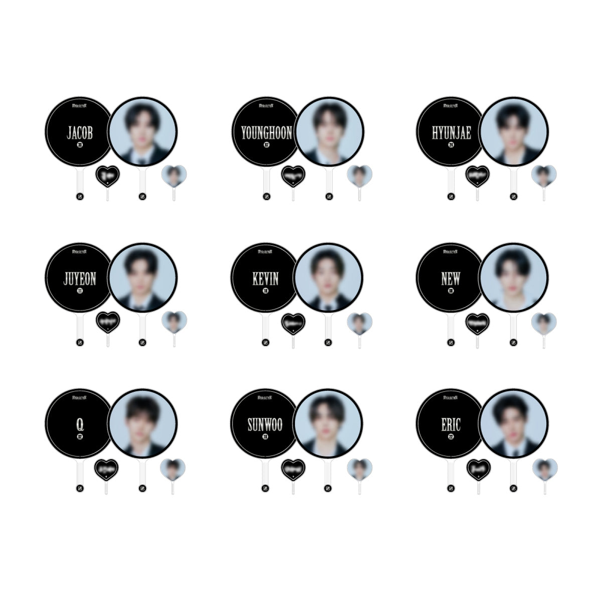 THE BOYZ - INTER-ZECTION CONCERT OFFICIAL MD IMAGE PICKET SET - COKODIVE