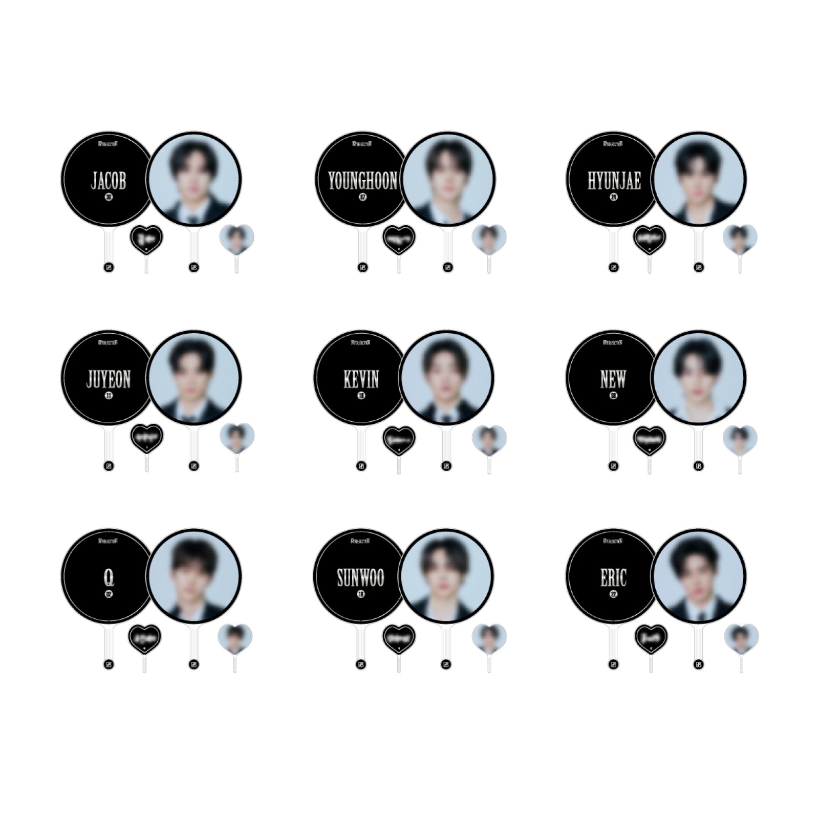 THE BOYZ - INTER-ZECTION CONCERT OFFICIAL MD IMAGE PICKET SET - COKODIVE