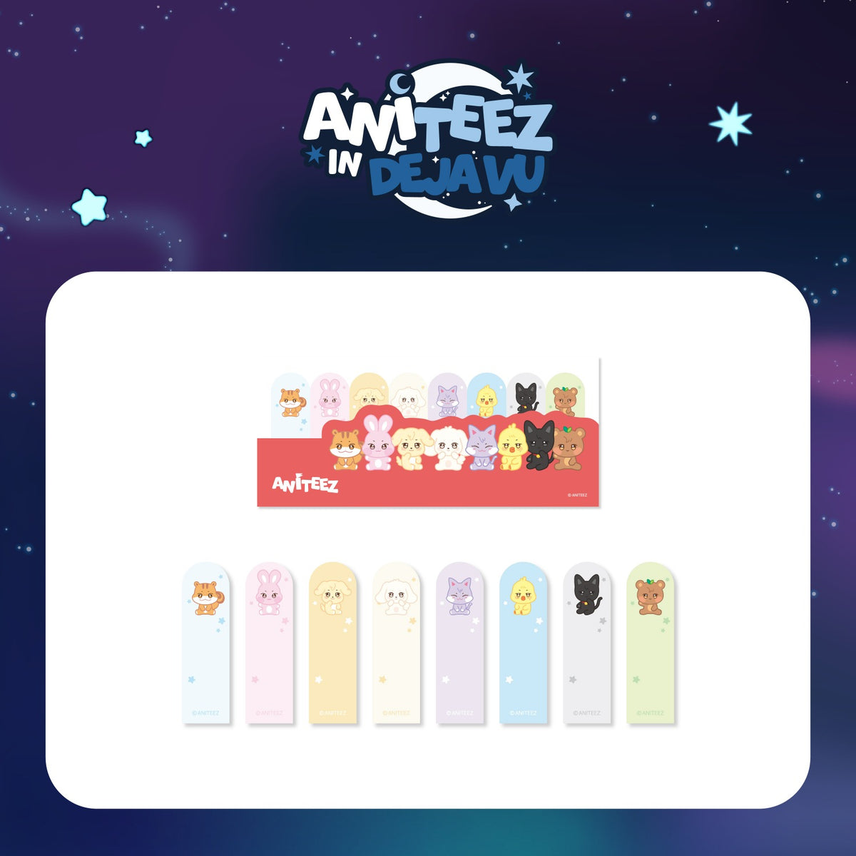 ATEEZ - ANITEEZ IN DEJAVU POP UP OFFICIAL MD INDEX STICKY MEMO SET