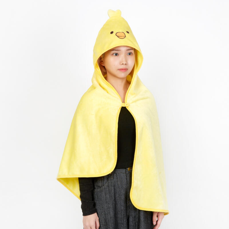 IRENE ANIMAL LAP BLANKET YELLOW - COKODIVE