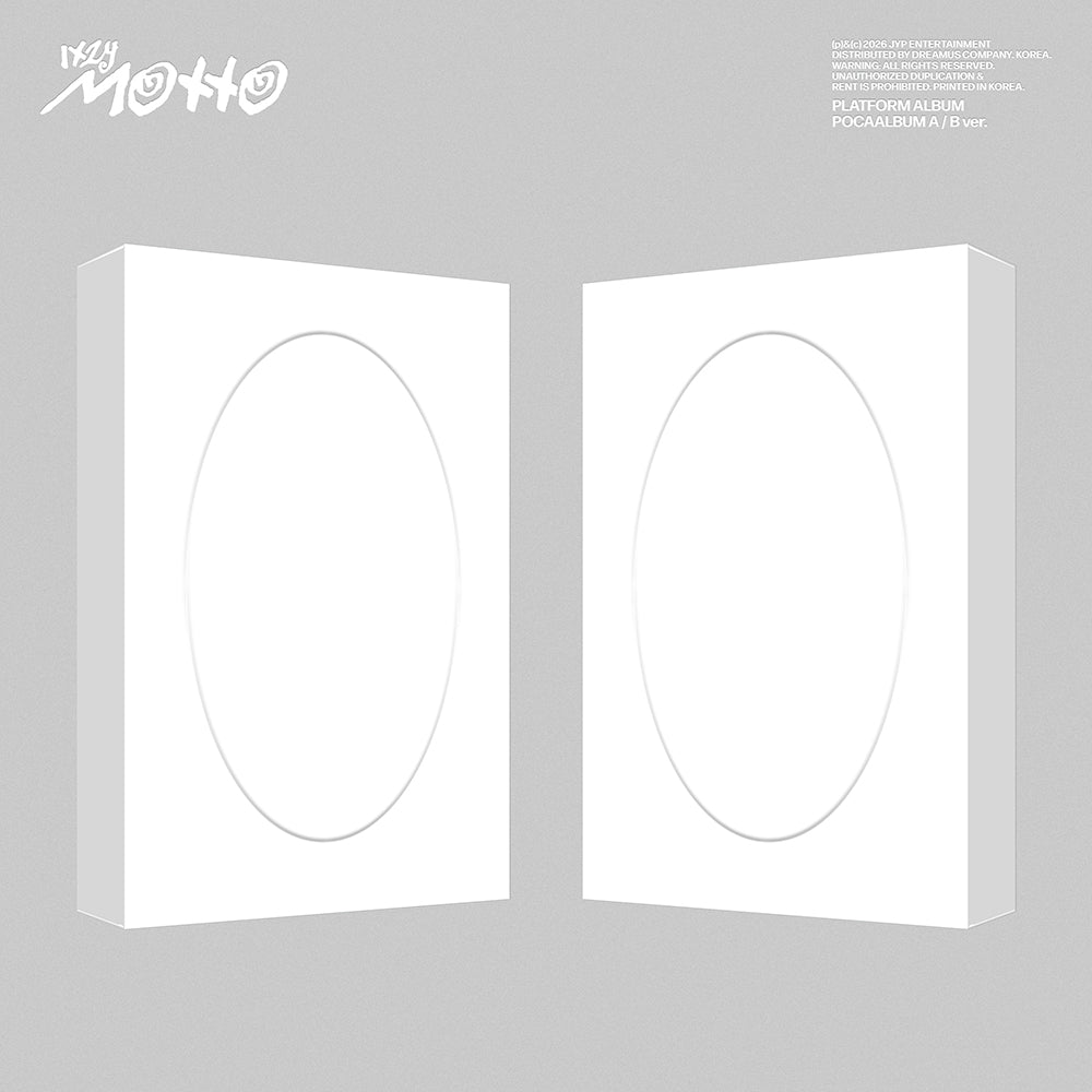 ITZY - MOTTO MINI ALBUM MUSICKOREA GIFT POCAALBUM VER SET - COKODIVE