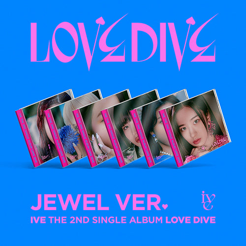 IVE - 2ND SINGLE ALBUM LOVE DIVE JEWEL VER. (LIMITED) RANDOM cover - COKODIVE