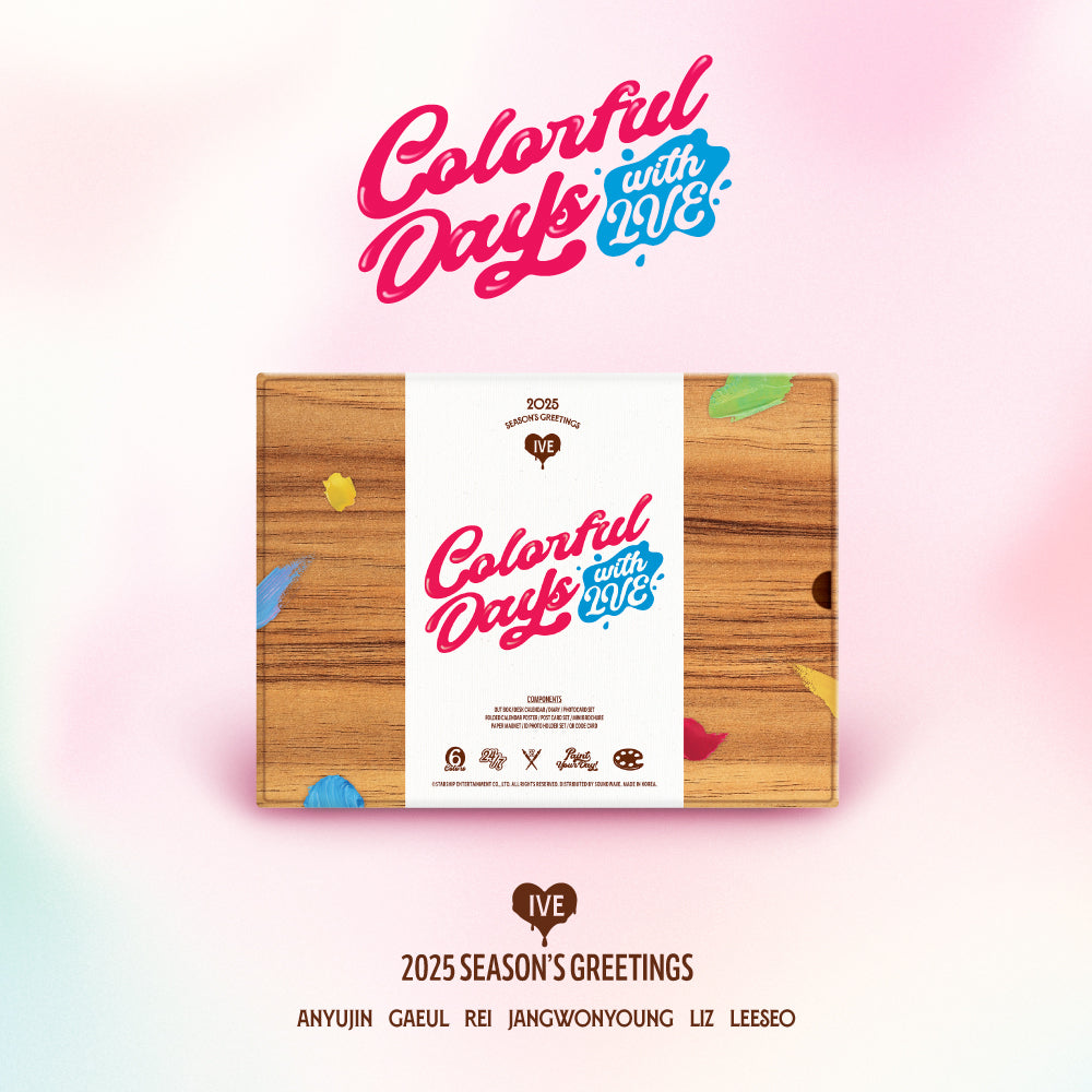 IVE - COLORFUL DAYS WITH IVE 2025 SEASON&#39;S GREETING STARSHIP GIFT - COKODIVE